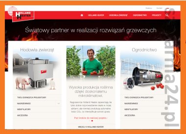 Nowa oficjalna strona producenta Holland Heater w polskiej wersji !