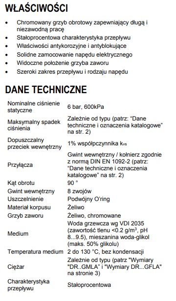 wlasciwosci i dane techniczne